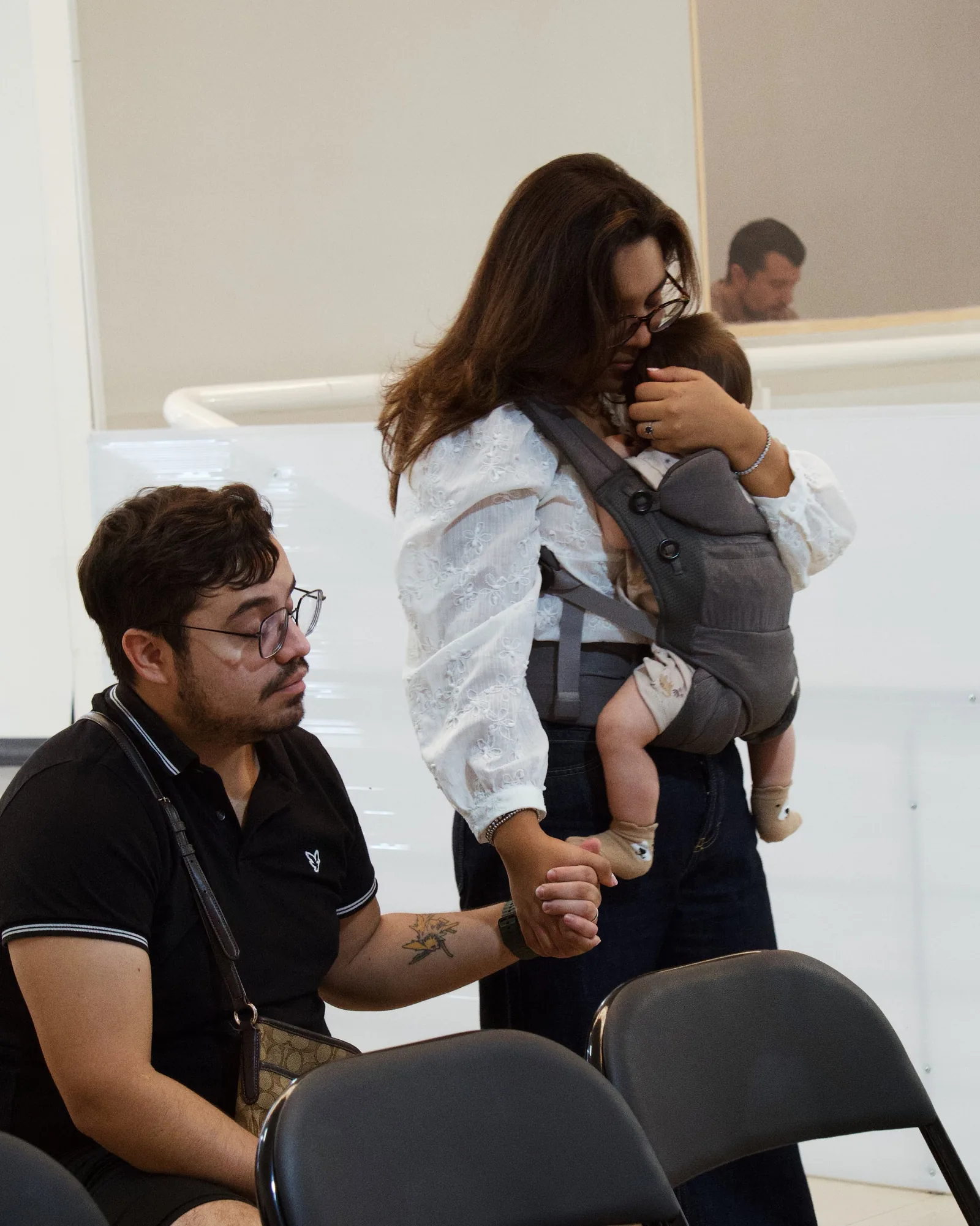 A family with their baby